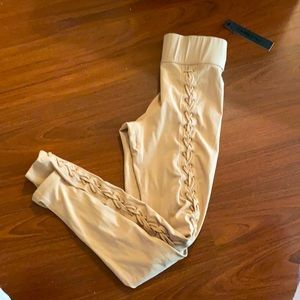 Carbon 38 cream yoga pants